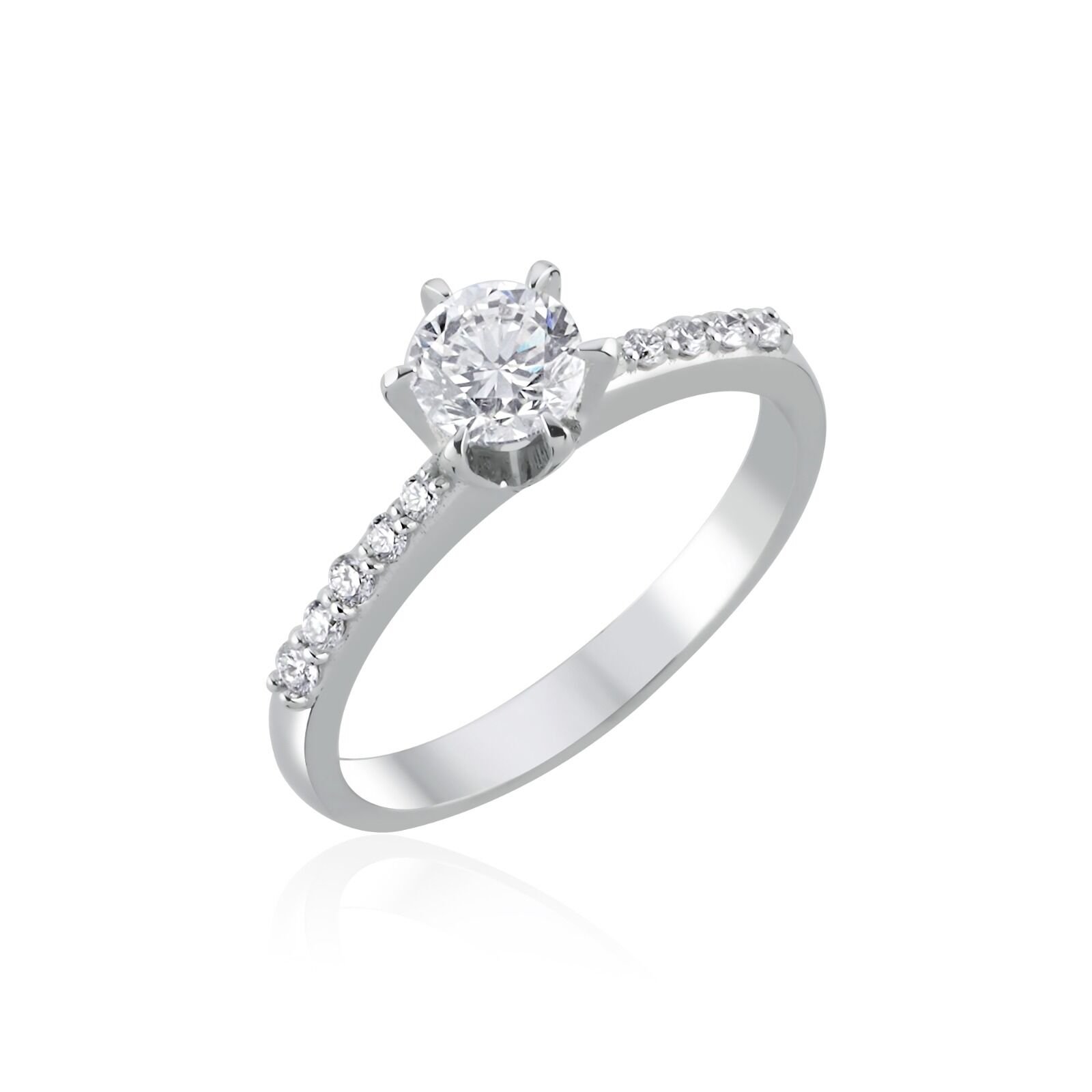 0.74 ct Pırlanta Fantezi Tektaş Yüzük