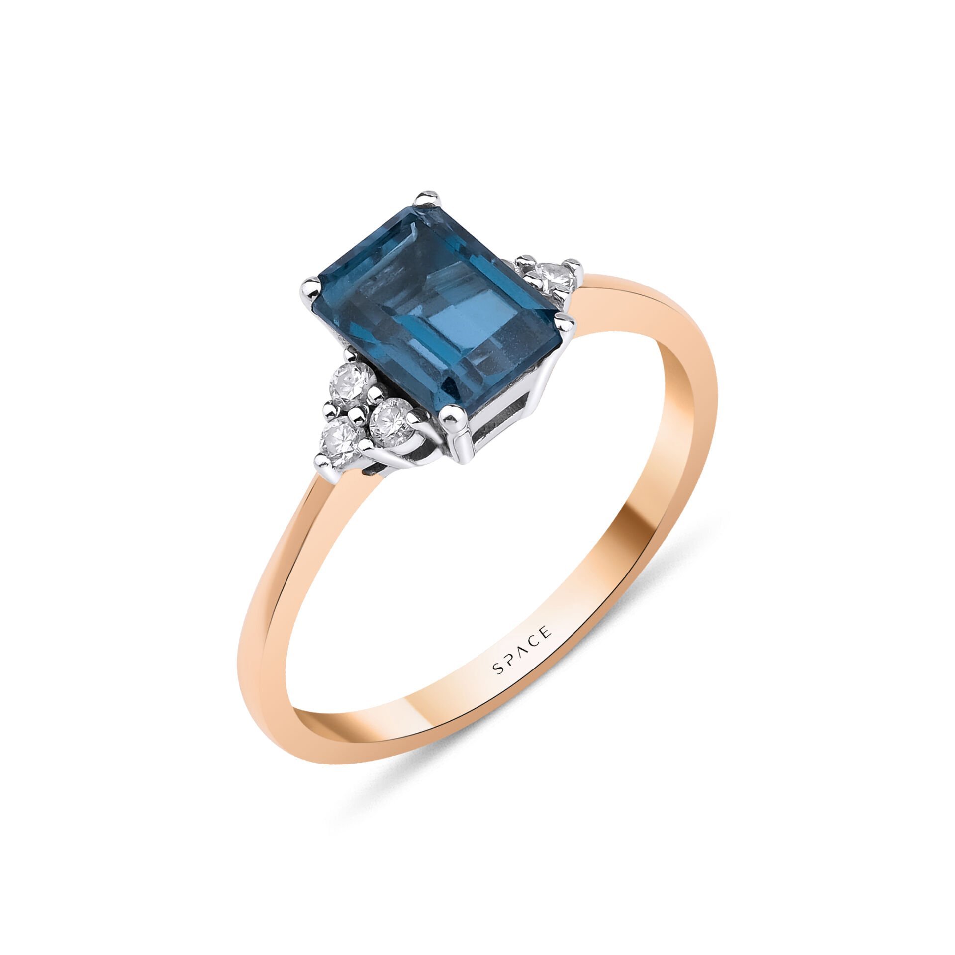 2.31 ct London Blue Pırlanta Yüzük
