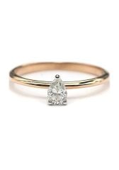 0.70 Ct Damla Kesim Pırlanta Tektaş Yüzük