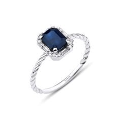 1.40 ct Sky 'X Pırlanta Safir Special Yüzük
