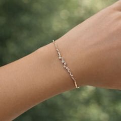 0.40 ct Pırlanta Infinity Bileklik