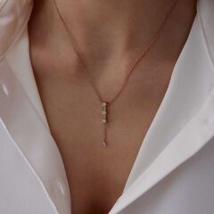 0.25 Ct Pırlanta Tria Kolye