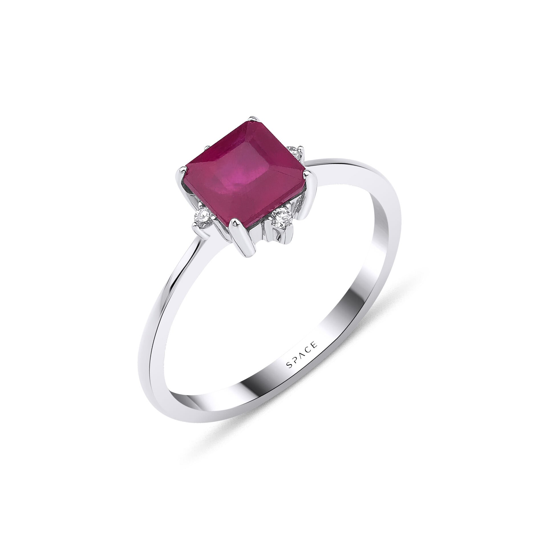 1.78 ct Maestro Yakut Pırlanta Yüzük