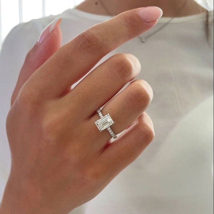 LAB'ON 2.12 ct Emerald Kesim Lab Diamond