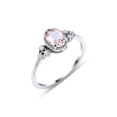 0.47 ct Trieste Morganite Pırlanta Yüzük