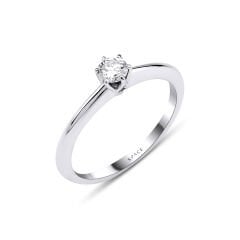 0.26 ct Tektaş Pırlanta Yüzük