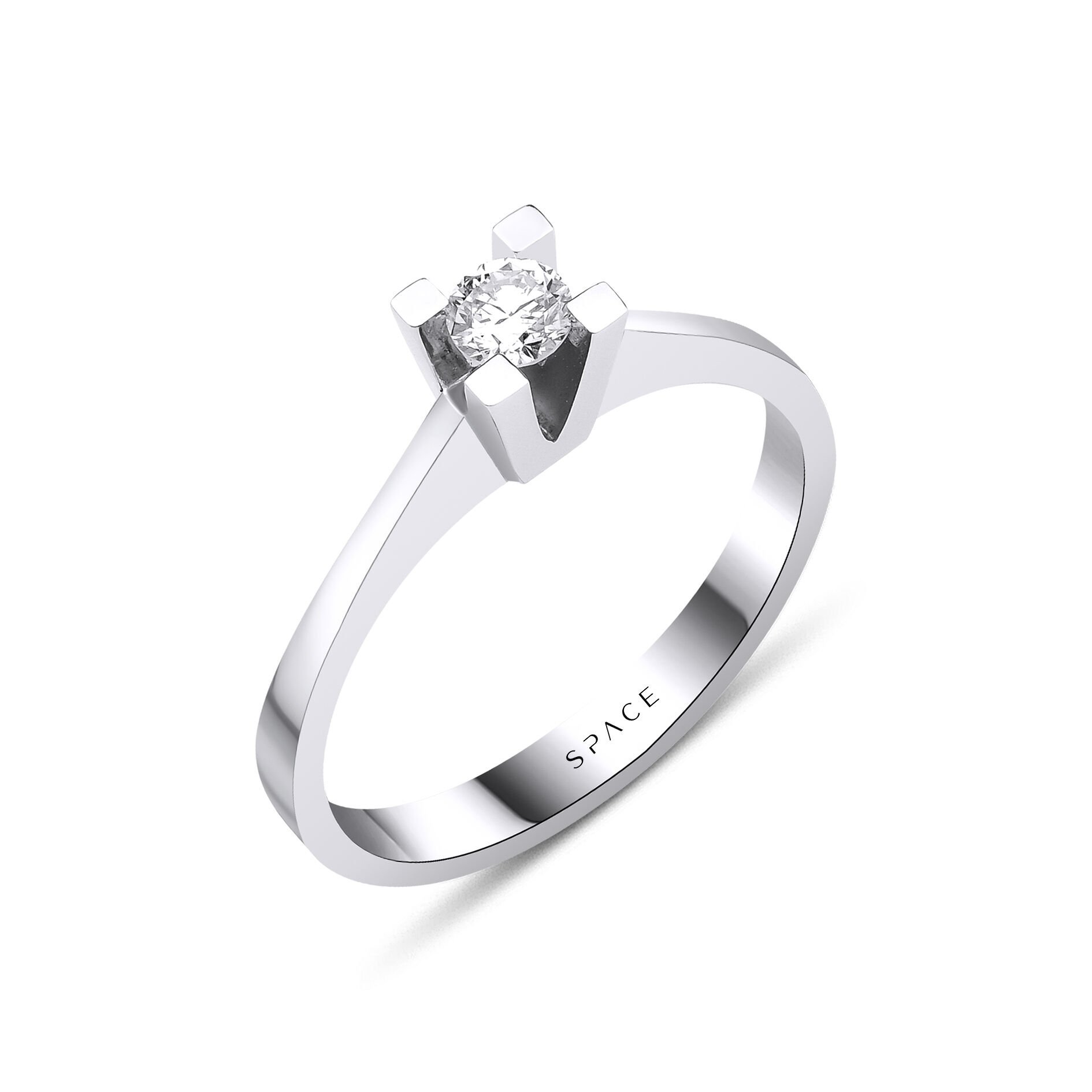 0.19 ct Tektaş Pırlanta Yüzük