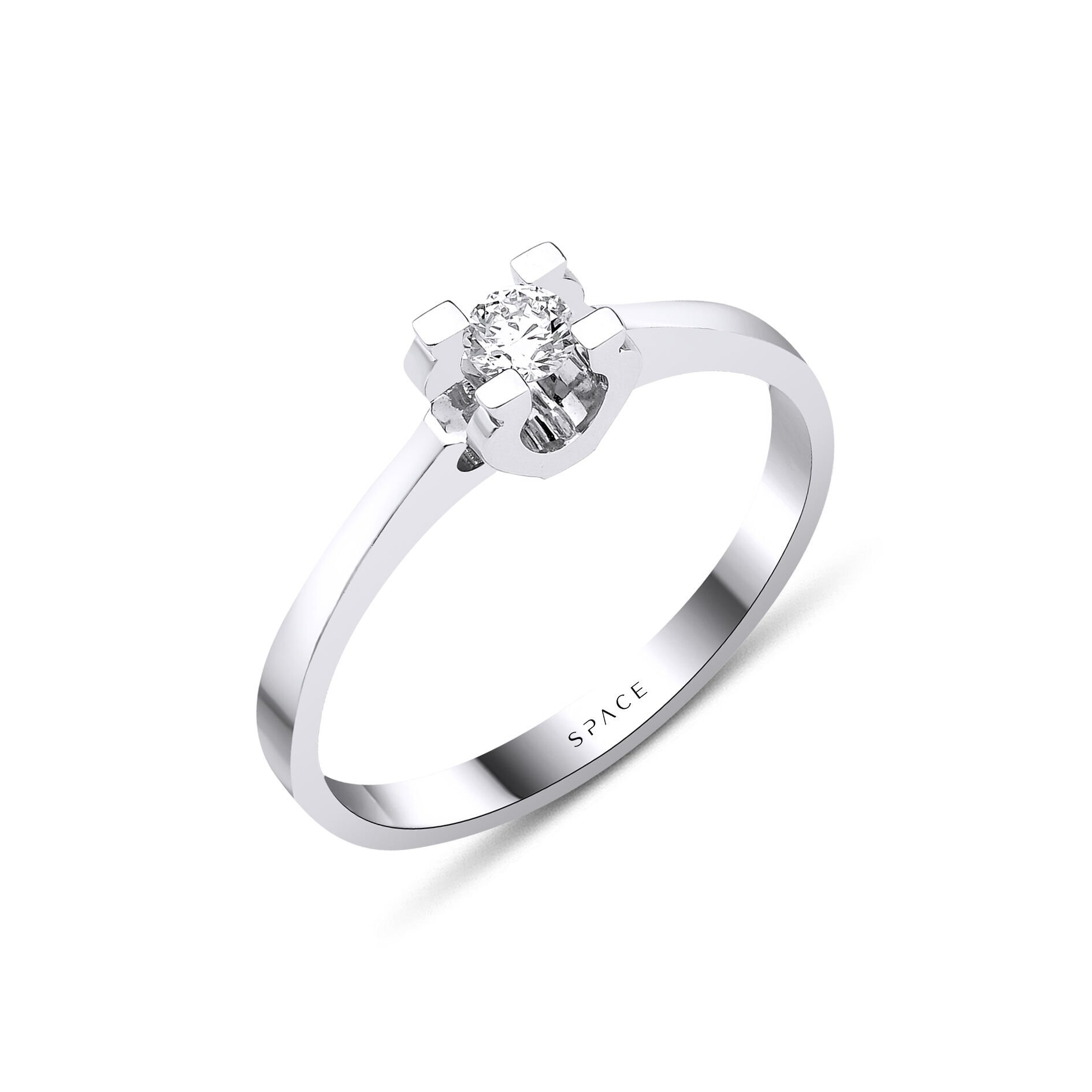 0.13 ct Tektaş Pırlanta Yüzük