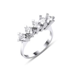 1.00 ct Pırlanta Beştaş Yüzük