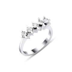 0.50 ct Pırlanta Beştaş Yüzük