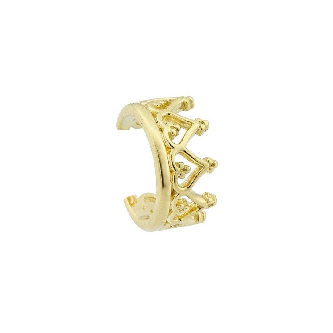 14 Ayar Altın Taç Kıkırdak Earcuff
