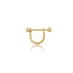 14 Ayar Altın Sallantılı Helix Piercing