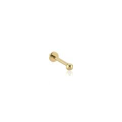14 Ayar Altın XSmall Top Tragus Piercing