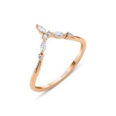 0.16 ct Trapez Pırlanta Yüzük