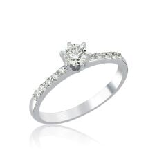 0.30 ct Pırlanta Fantezi Tektaş Yüzük