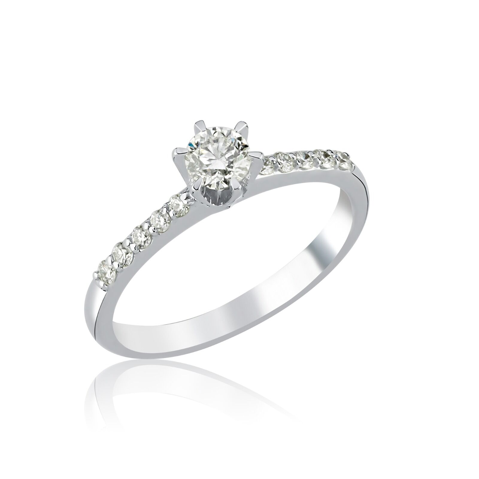 0.44 ct Pırlanta Fantezi Tektaş Yüzük