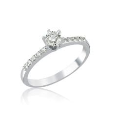 0.44 ct Pırlanta Fantezi Tektaş Yüzük