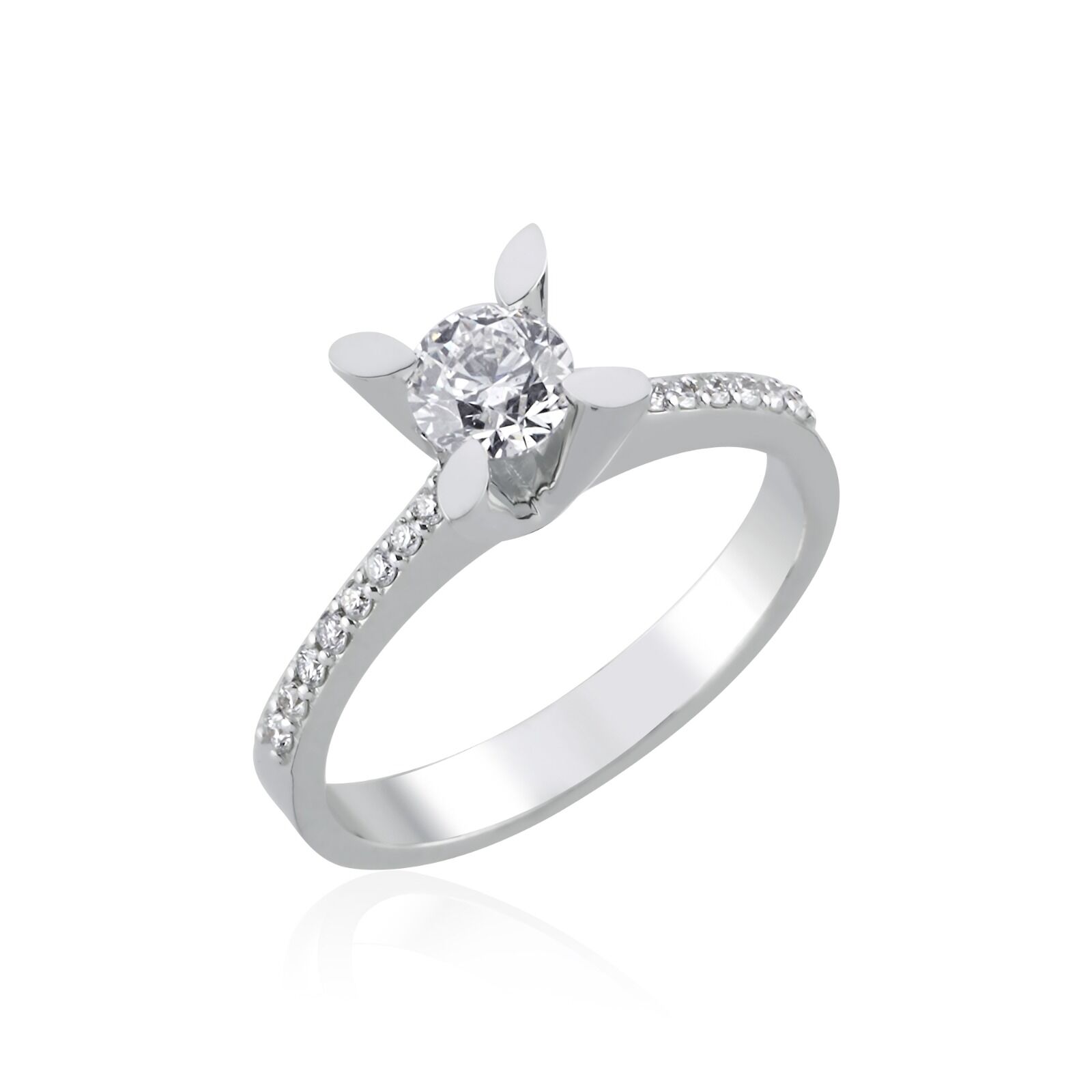 0.64 ct Pırlanta Fantezi Tektaş Yüzük